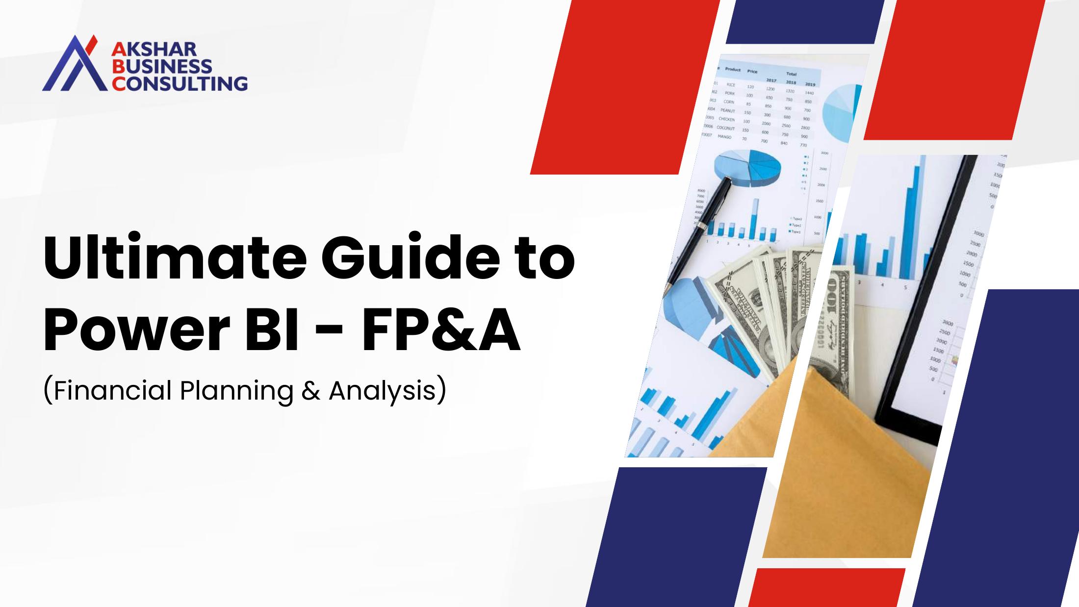 Cover of the Ultimate Guide to Power BI and FP&A